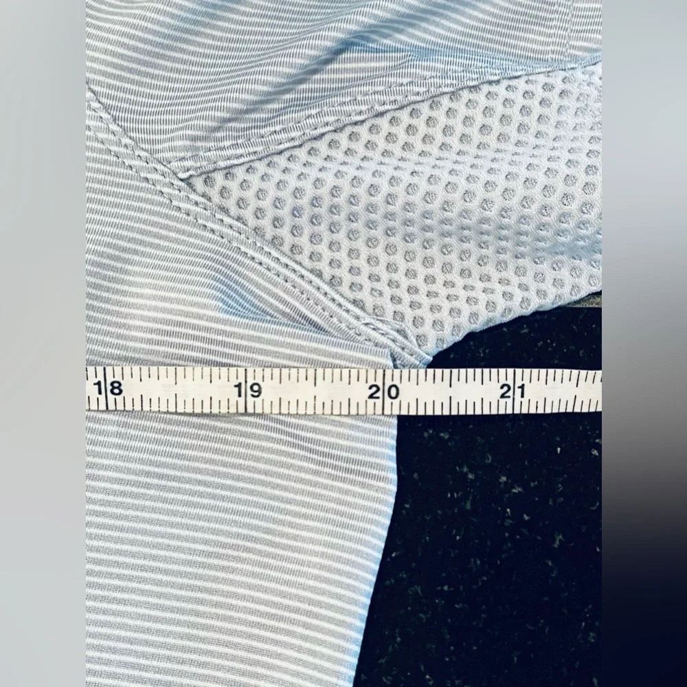 Goode Rider Perfect Sport Shirt 1/4 Zip mock Neck light Blue SZ. XLG equestrian - Picture 9 of 16